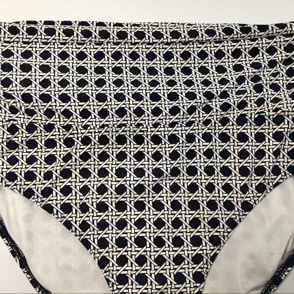 Bond-eye Australia Women’s Bikini Bottoms Fold Over Waist Black/White Size 10 - Picture 4 of 9